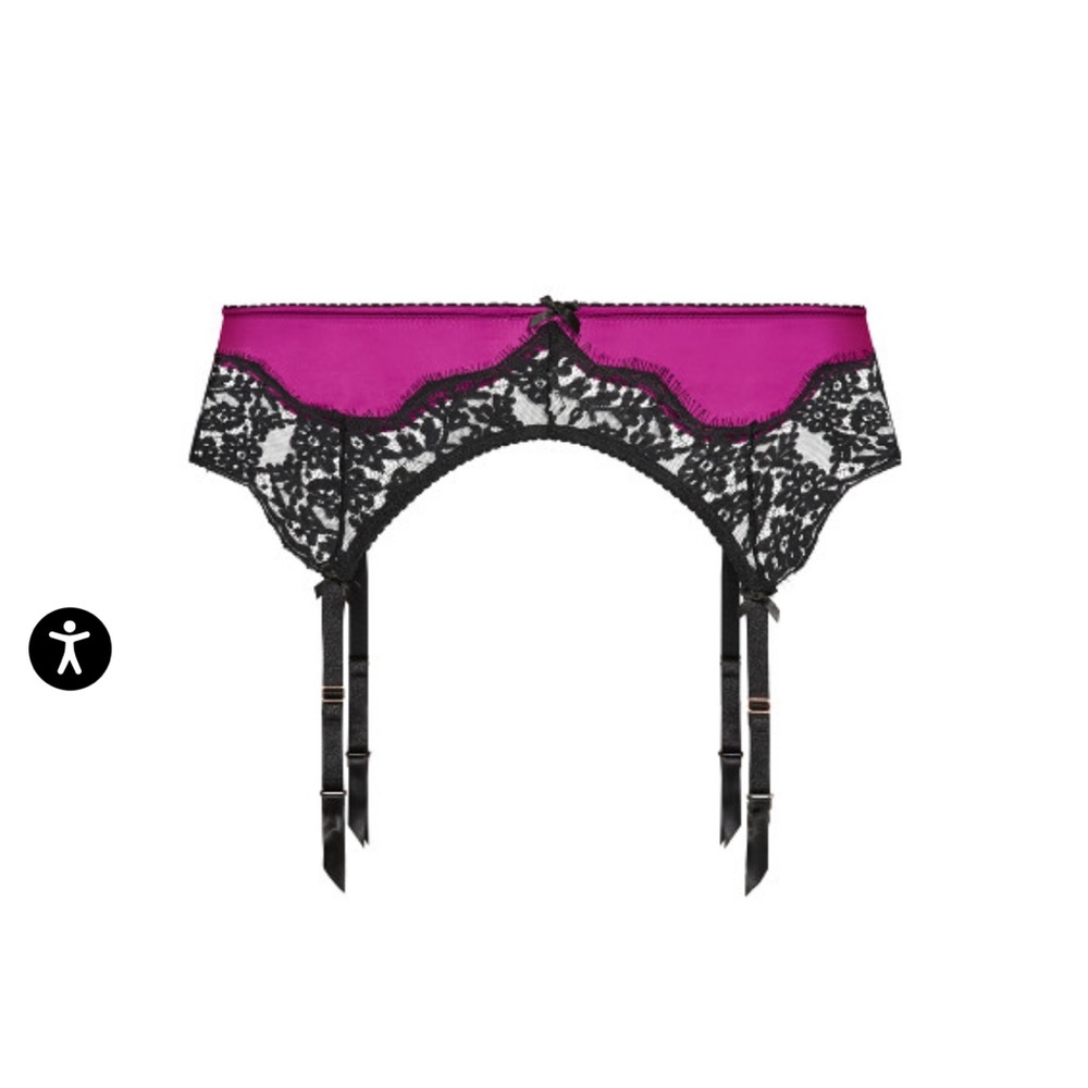 NWT City Chic Bella Garter Belt Wild Aster